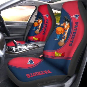 New England Patriots Car Seat Covers Goku Car Accessories For Fans