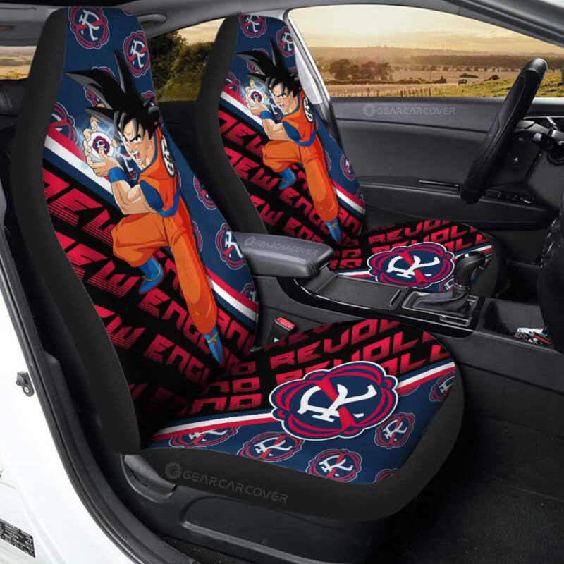 New England Revolution Car Seat Covers Goku Car Accessories For Fans