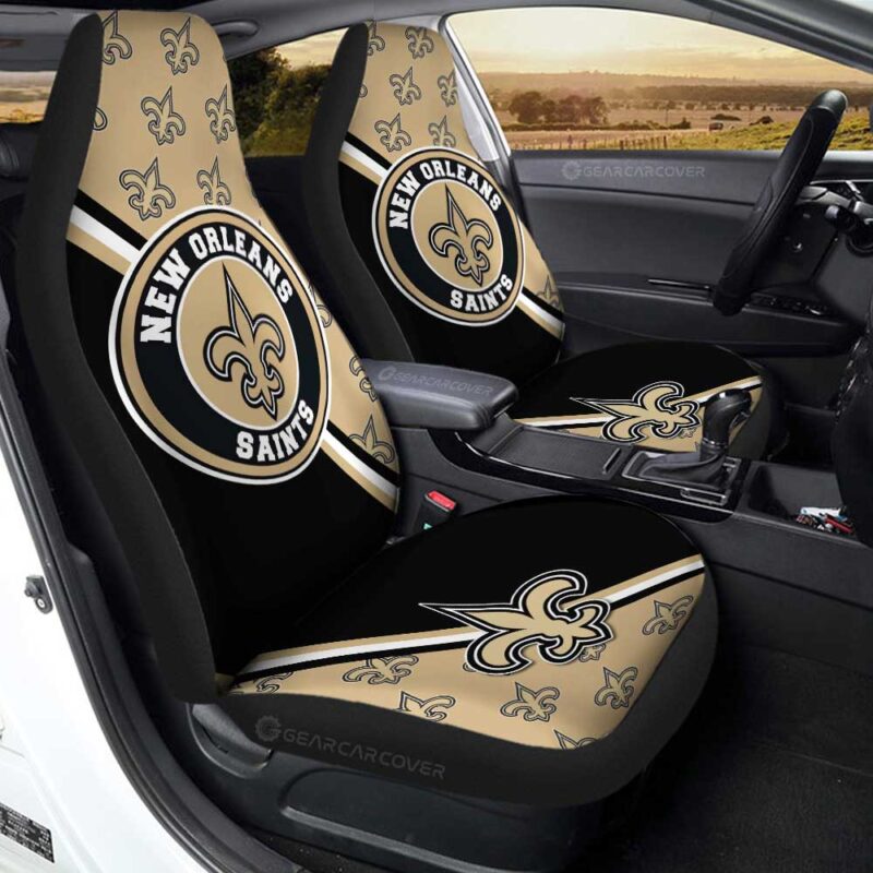 New Orleans Saints Car Seat Covers Custom Car Accessories For Fans