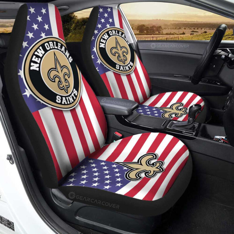 New Orleans Saints Car Seat Covers Custom Car Decor Accessories