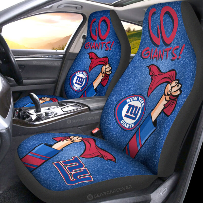 New York Giants Car Seat Covers Custom Car Accessories