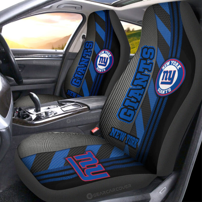 New York Giants Car Seat Covers Custom Car Accessories