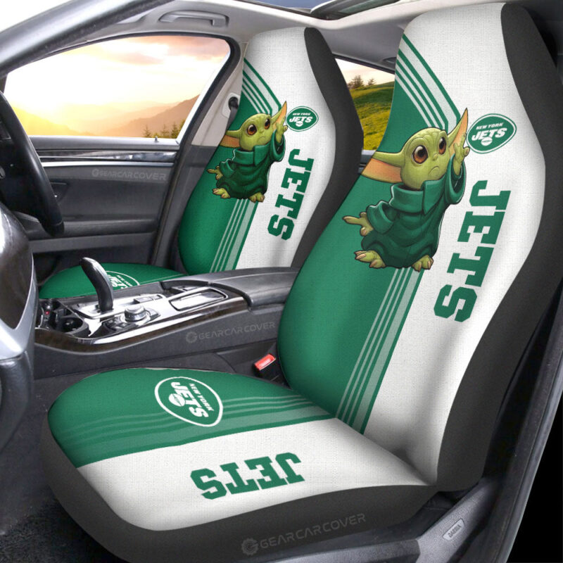 New York Jets Car Seat Covers Baby Yoda Car Accessories