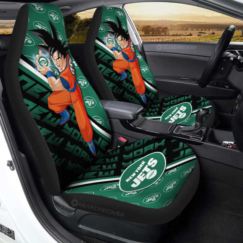 New York Jets Car Seat Covers Goku Car Accessories For Fans