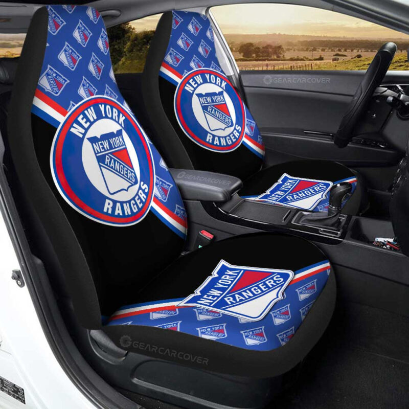 New York Rangers Car Seat Covers Custom Car Accessories For Fans