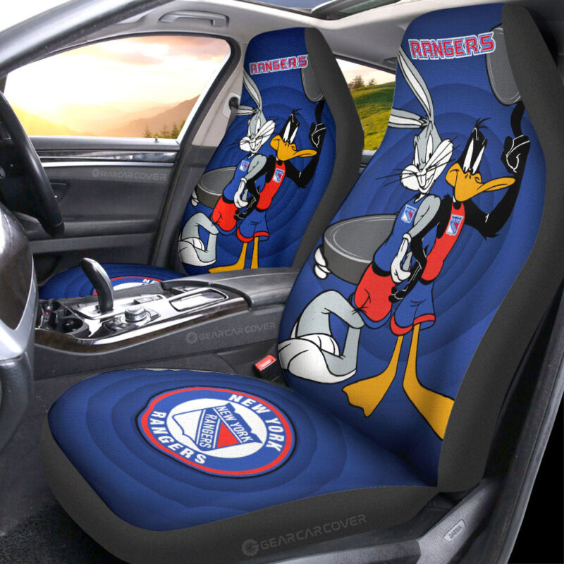 New York Rangers Car Seat Covers Custom Car Accessories