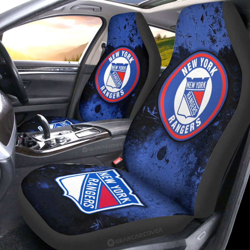 New York Rangers Car Seat Covers Custom Car Accessories