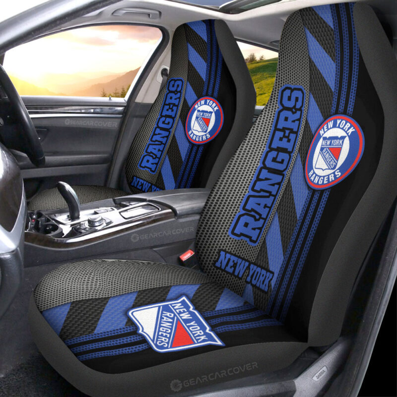 New York Rangers Car Seat Covers Custom Car Accessories