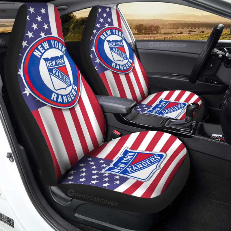 New York Rangers Car Seat Covers Custom Car Accessories