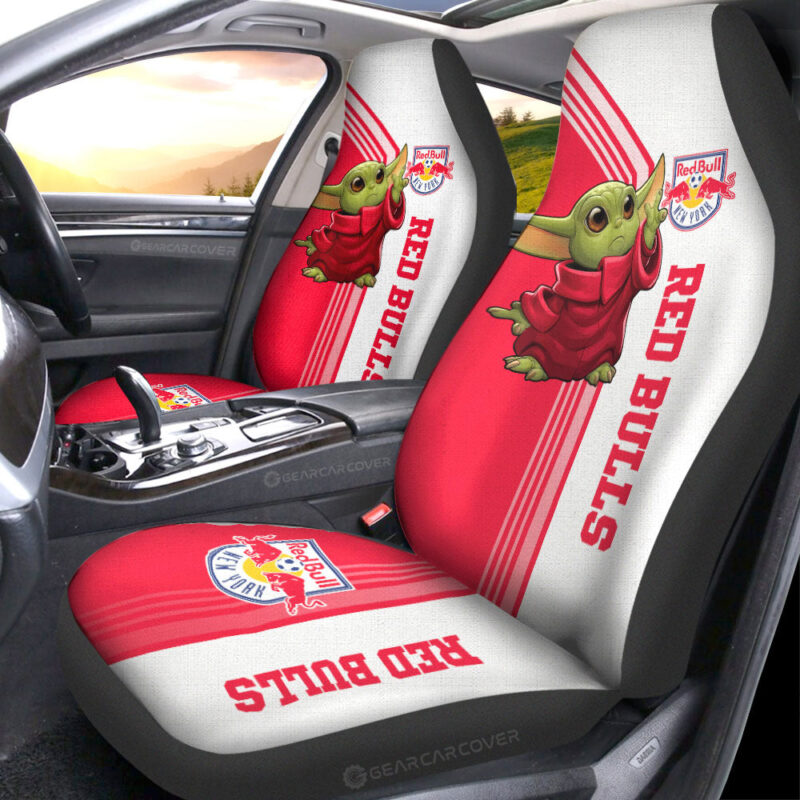 New York Red Bulls Car Seat Covers Baby Yoda Car Accessories