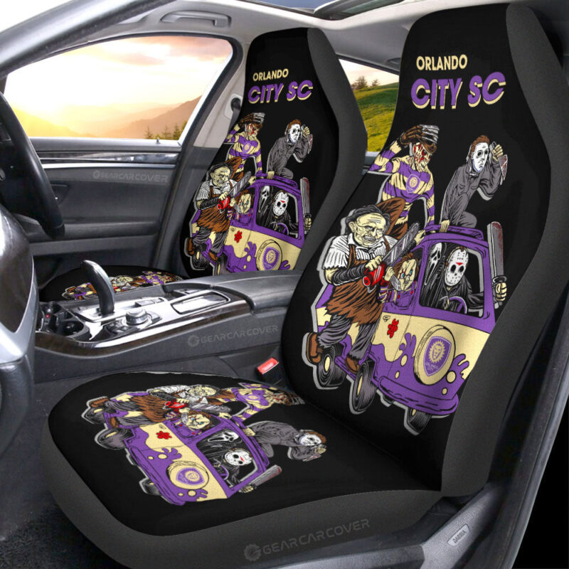 Orlando City SC Car Seat Covers Custom Car Accessories