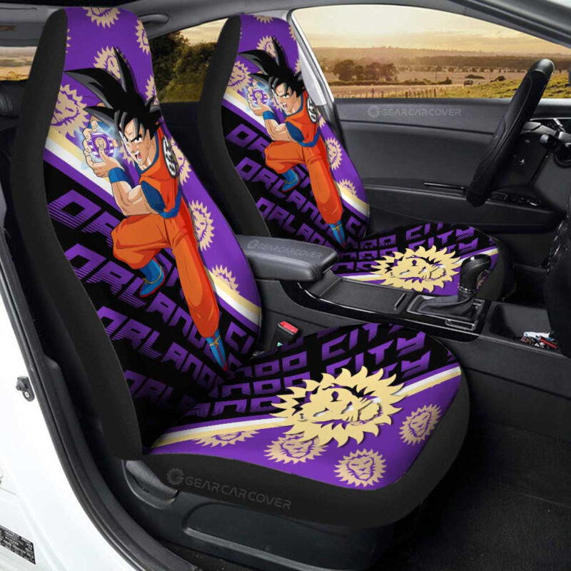 Orlando City SC Car Seat Covers Goku Car Accessories For Fans