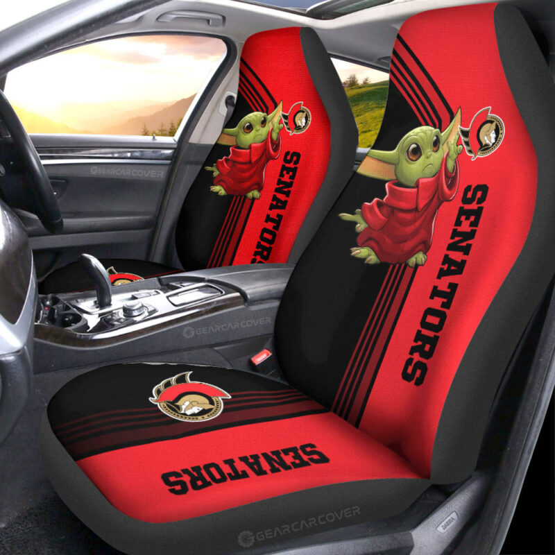 Ottawa Senators Car Seat Covers Baby Yoda Car Accessories