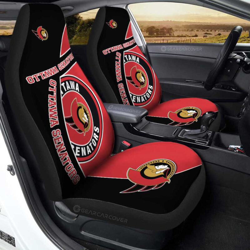 Ottawa Senators Car Seat Covers Custom Car Decorations For Fans