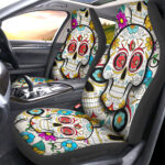 Ottawa Senators Car Seat Covers Custom Sugar Skull Car Accessories