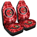 Ottawa Senators Car Seat Covers Custom Tie Dye Car Accessories