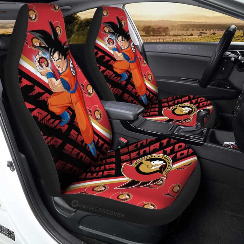 Ottawa Senators Car Seat Covers Goku Car Decorations For Fans