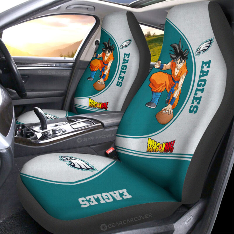 Philadelphia Eagles Car Seat Covers Goku Car Accessories For Fans