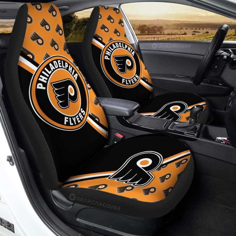 Philadelphia Flyers Car Seat Covers Custom Car Accessories For Fans