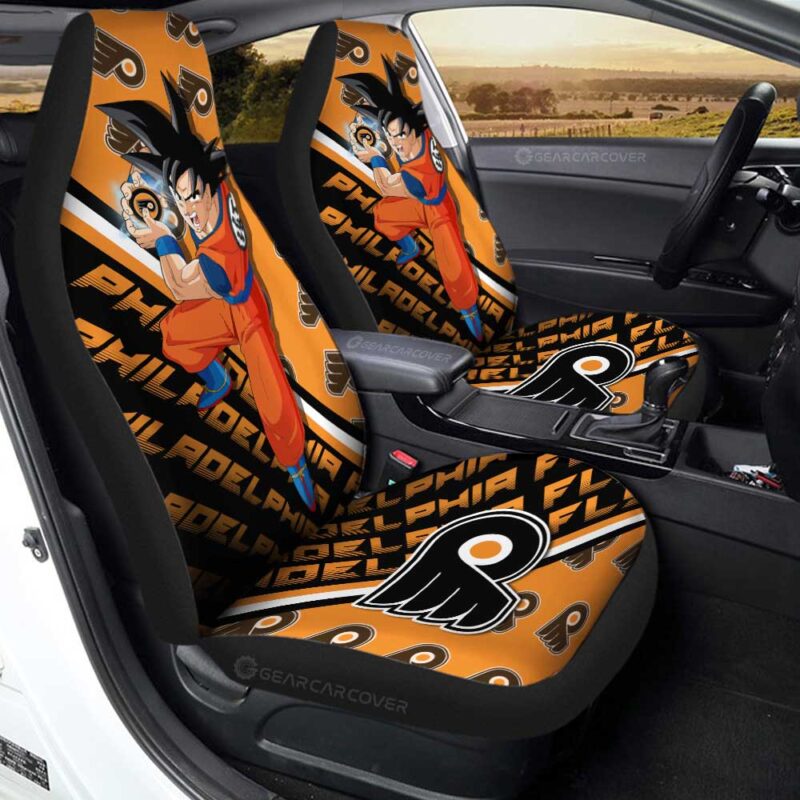 Philadelphia Flyers Car Seat Covers Goku Car Decorations For Fans