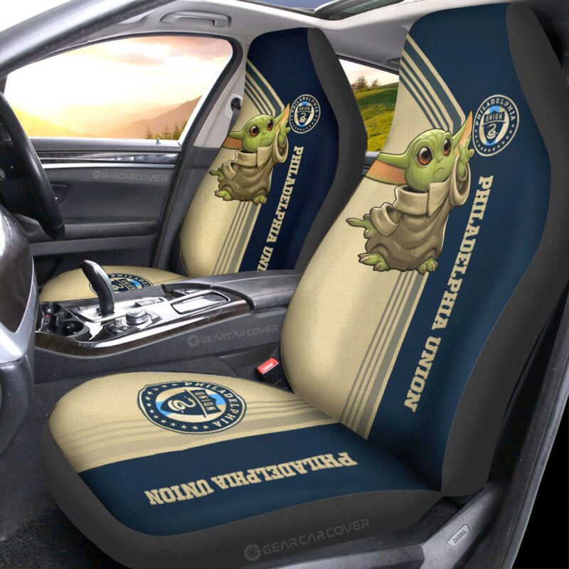 Philadelphia Union Car Seat Covers Baby Yoda Car Accessories