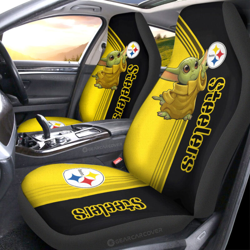 Pittsburgh Steelers Car Seat Covers Baby Yoda Car Accessories