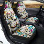 Pittsburgh Steelers Car Seat Covers Custom Sugar Skull Car Accessories