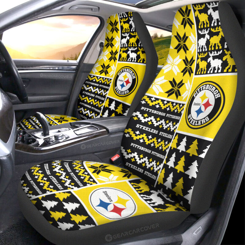 Pittsburgh Steelers Car Seat Covers Custom Ugly Style Car Accessories