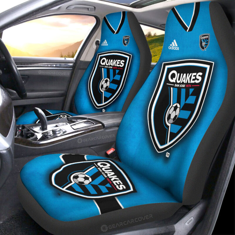 San Jose Earthquakes Car Seat Covers Custom Car Accessories For Fans