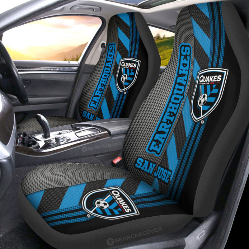 San Jose Earthquakes Car Seat Covers Custom Car Accessories