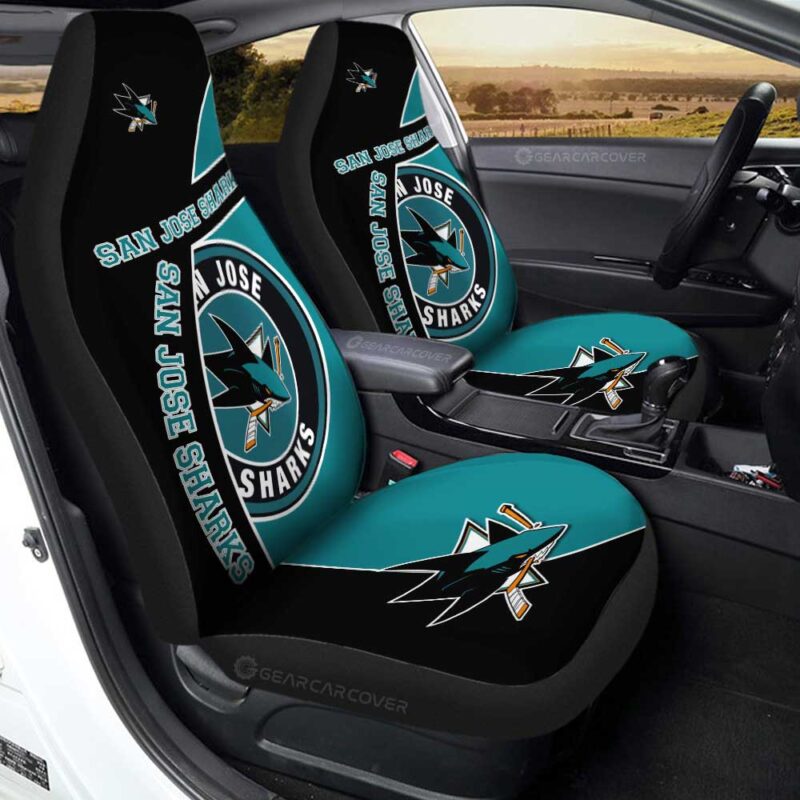 San Jose Sharks Car Seat Covers Custom Car Accessories For Fans