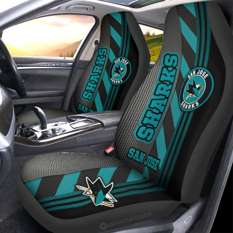 San Jose Sharks Car Seat Covers Custom Car Accessories