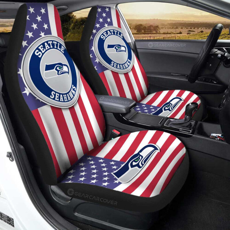 Seattle Seahawks Car Seat Covers Custom Car Decor Accessories