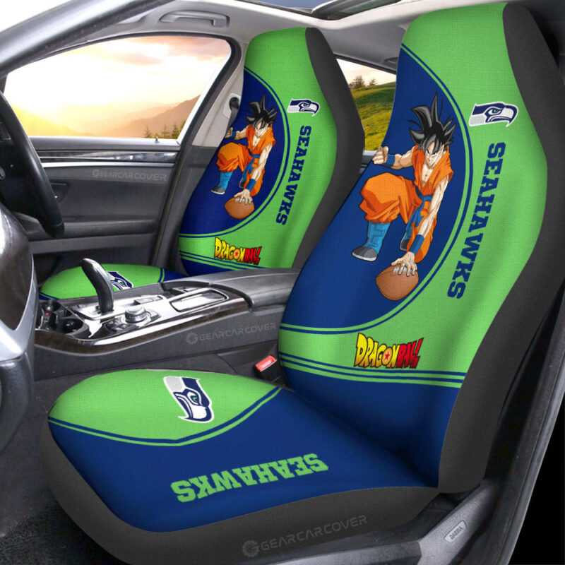 Seattle Seahawks Car Seat Covers Goku Car Accessories For Fans