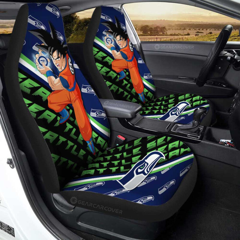 Seattle Seahawks Car Seat Covers Goku Car Accessories For Fans