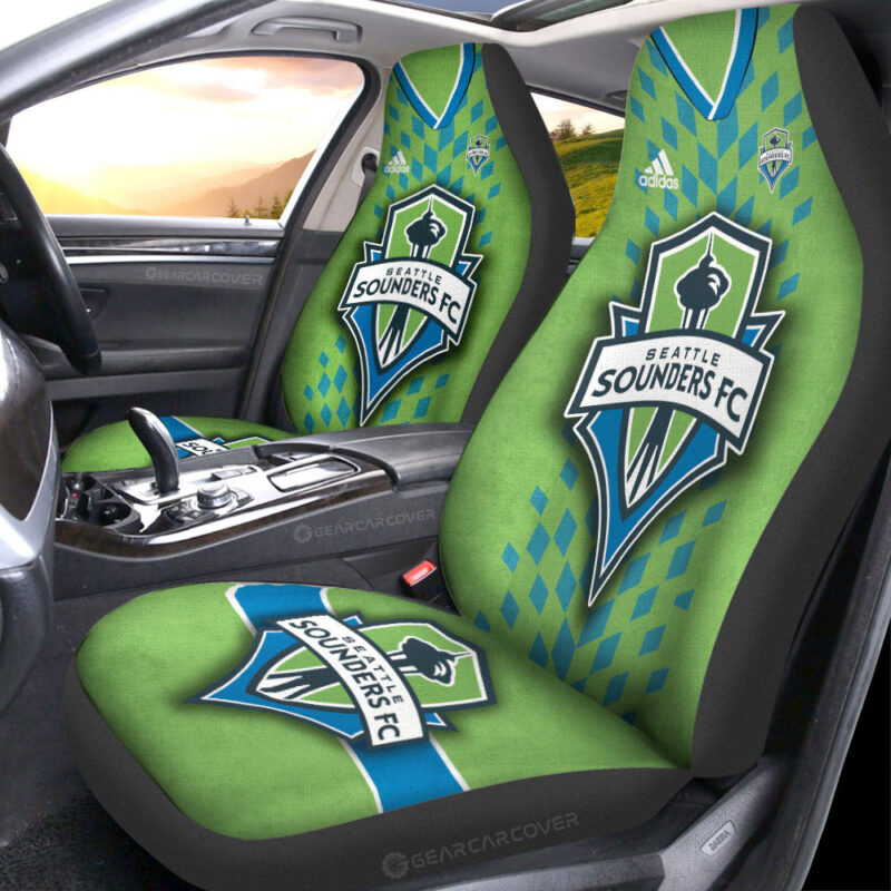 Seattle Sounders FC Car Seat Covers Custom Car Accessories For Fans