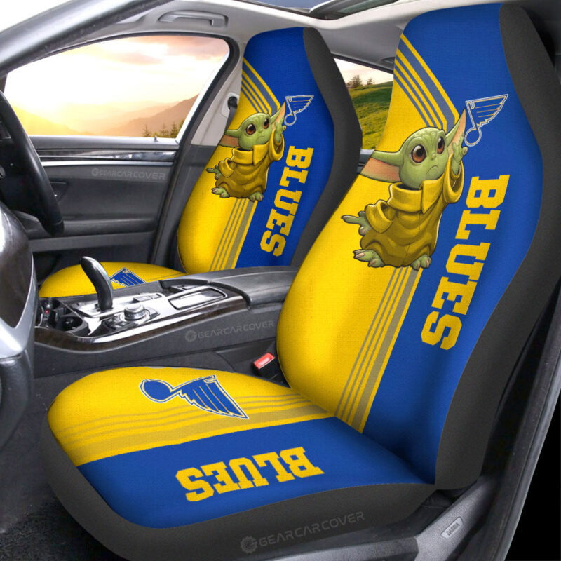 St Louis Blues Car Seat Covers Baby Yoda Car Accessories