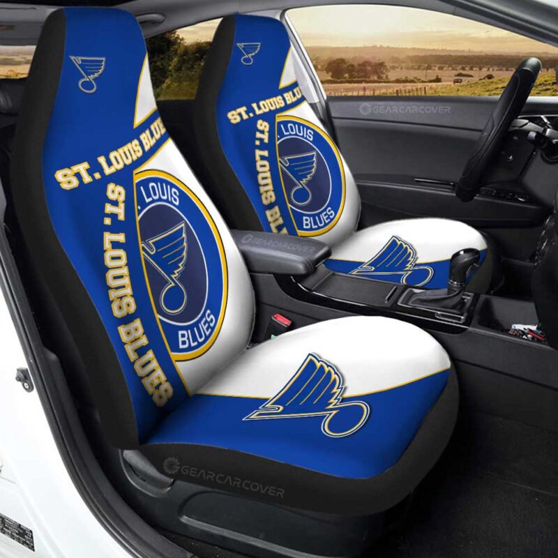 St. Louis Blues Car Seat Covers Custom Car Accessories For Fans