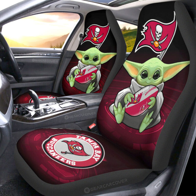 Tampa Bay Buccaneers Car Seat Covers Baby Yoda Car Accessories For Fan