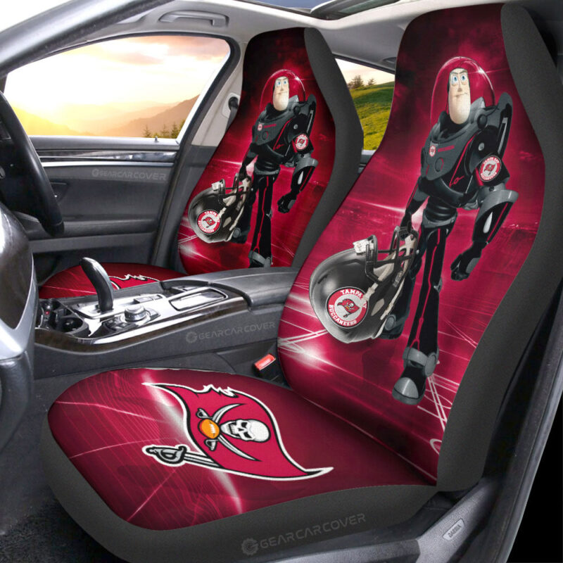 Tampa Bay Buccaneers Car Seat Covers Buzz Lightyear Car Accessories For Fan