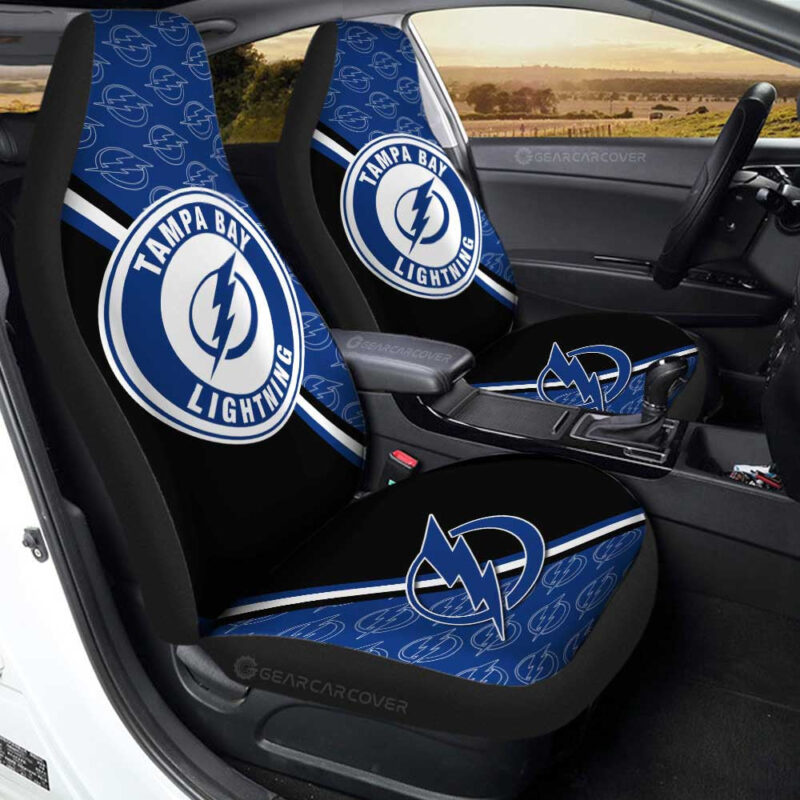 Tampa Bay Lightning Car Seat Covers Custom Car Accessories For Fans