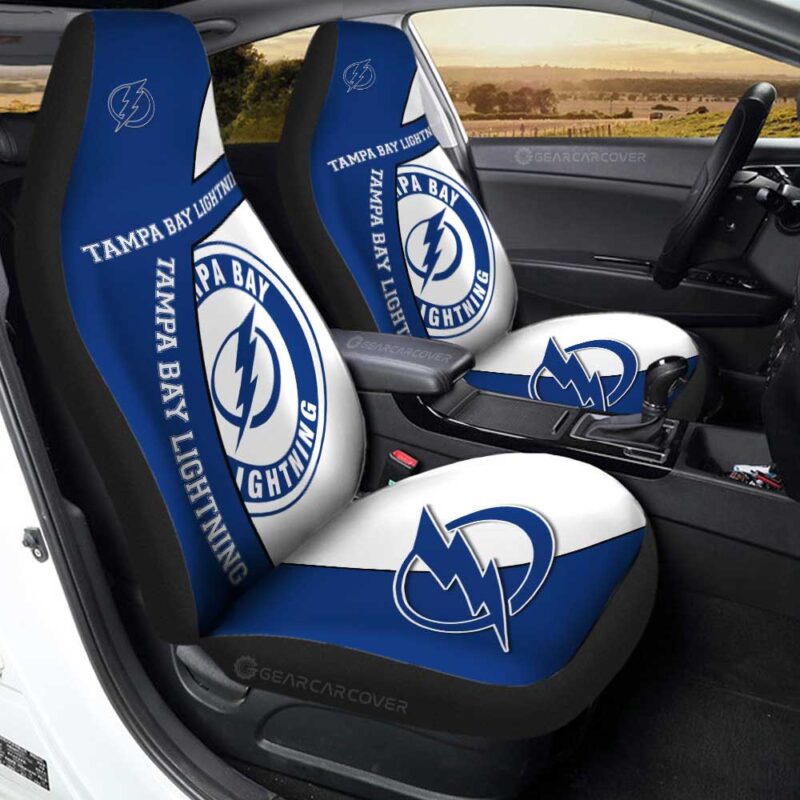 Tampa Bay Lightning Car Seat Covers Custom Car Accessories For Fans