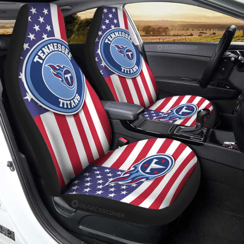 Tennessee Titans Car Seat Covers Custom Car Decor Accessories