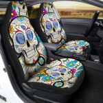 Tennessee Titans Car Seat Covers Custom Sugar Skull Car Accessories