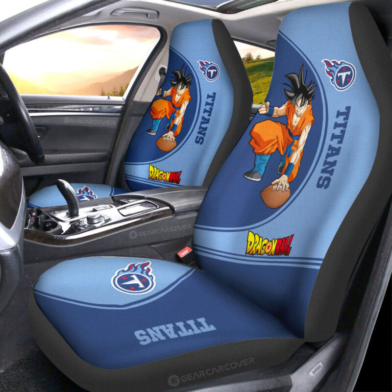 Tennessee Titans Car Seat Covers Goku Car Accessories For Fans