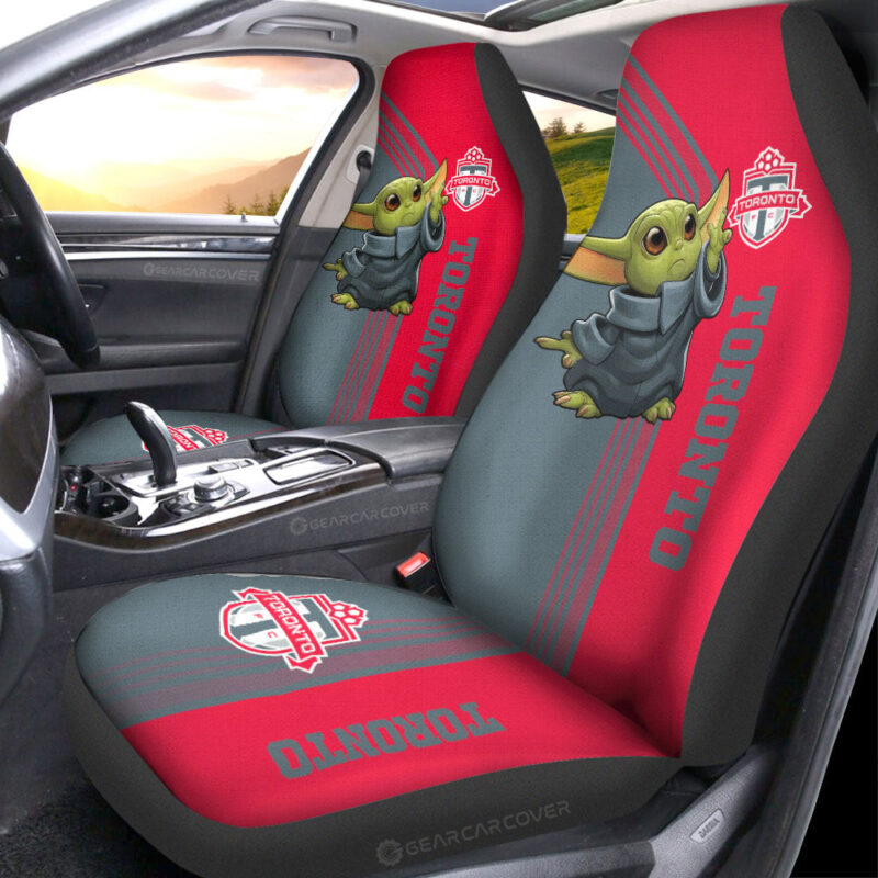 Toronto FC Car Seat Covers Baby Yoda Car Accessories