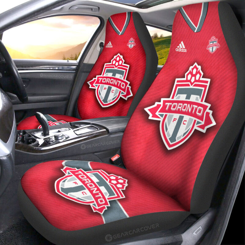 Toronto FC Car Seat Covers Custom Car Accessories For Fans