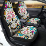 Toronto FC Car Seat Covers Custom Sugar Skull Car Accessories
