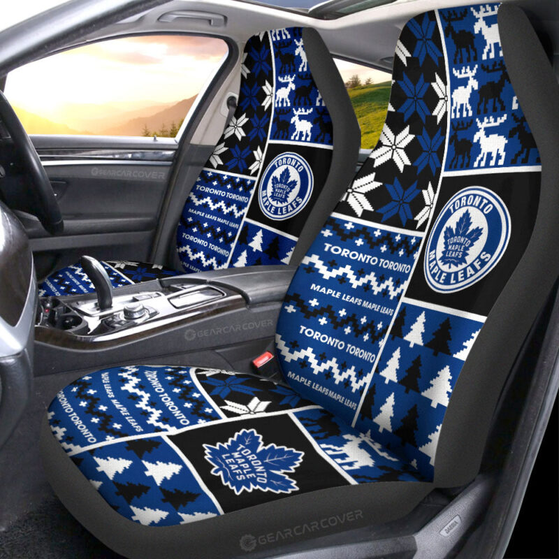 Toronto Maple Leafs Car Seat Covers Custom Ugly Style Car Accessories