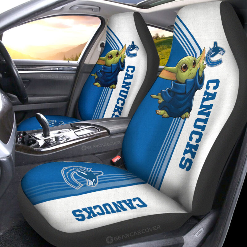 Vancouver Canucks Car Seat Covers Baby Yoda Car Accessories